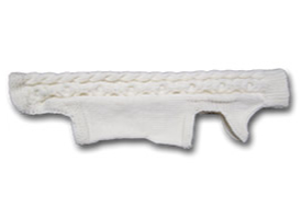 White Dog Sweater