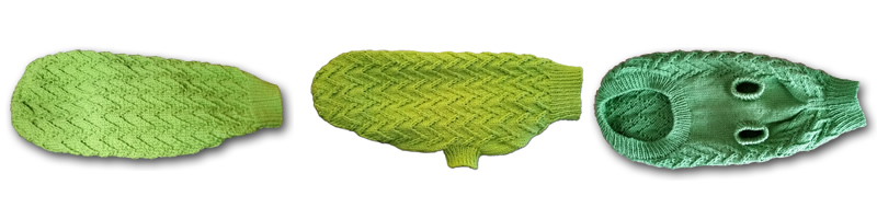 Green Dog Sweaters
